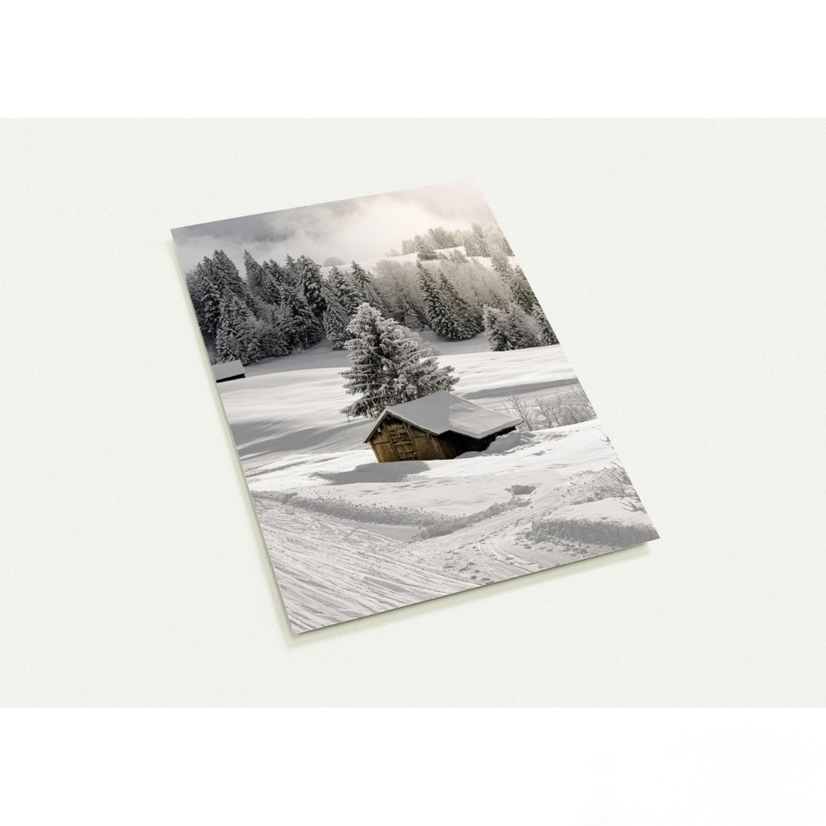 Ibergeregg im Winter / A6 (10.5 x 14.8) - Roland Widmer widrol