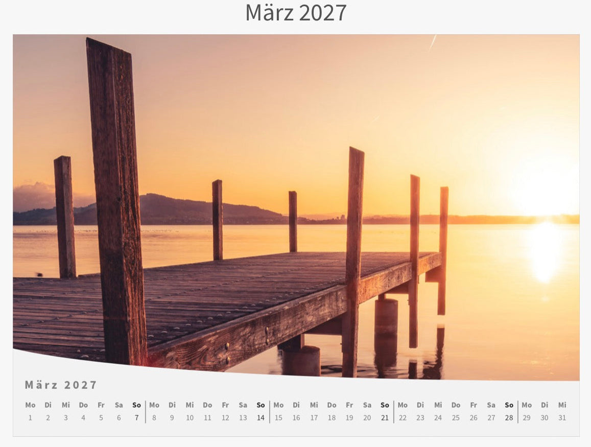 Wandkalender 2027