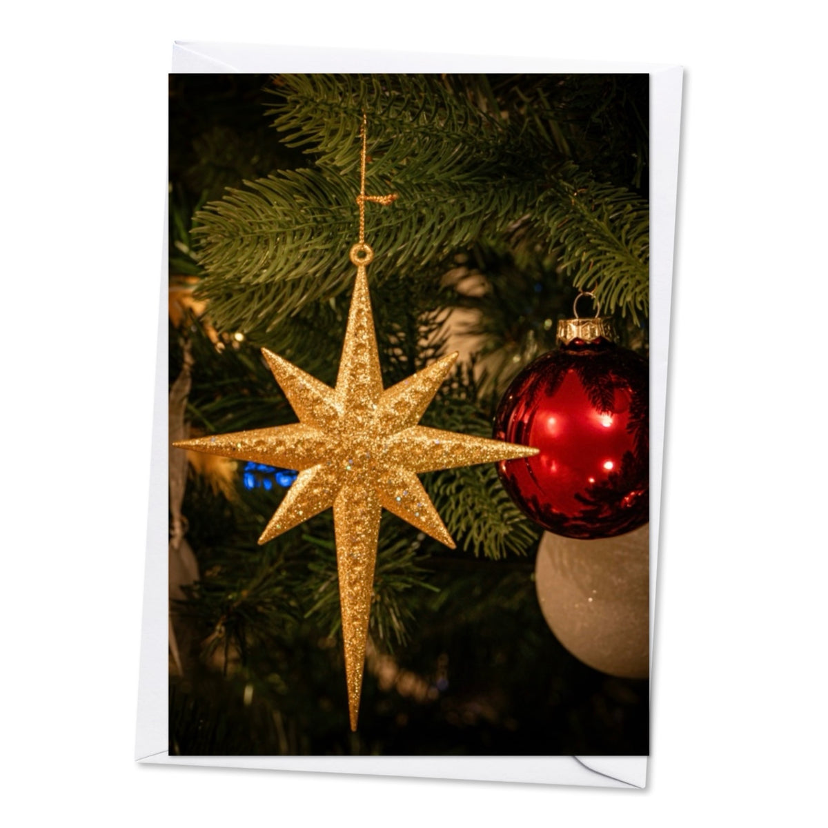 Weihnachten Stern/ ca. A6 (ca. 10.5 x 14.8)